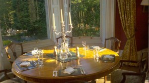Breakfast table