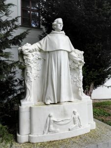 Marmorstatue: Gregor Johann Mendel